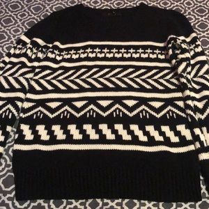 Black and White Design Sweater